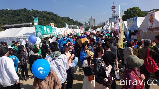 九藏喵窝现身第五届日本全国“疗愈系吉祥物大赛”与众人同乐