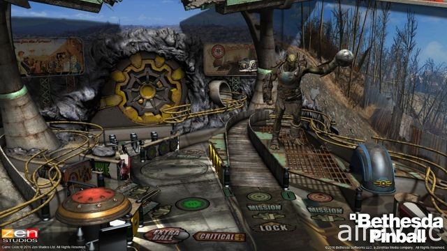 彈珠台遊戲《Bethesda Pinball》釋出遊戲影片 主題將囊括旗下三大招牌遊戲