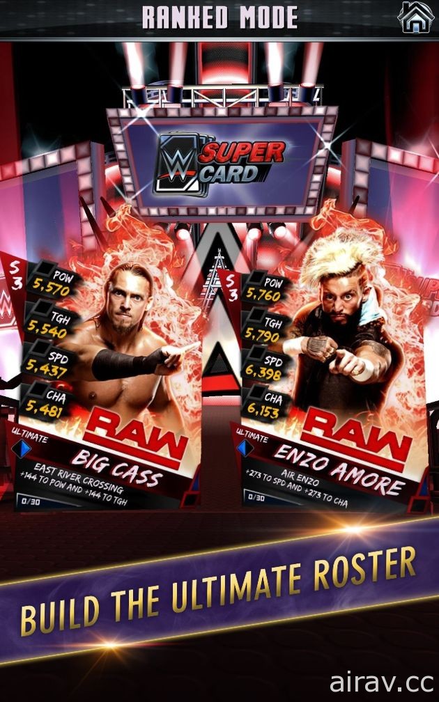 《WWE SuperCard》实装“赛季 3”改版 新模式“皇家大战”解析