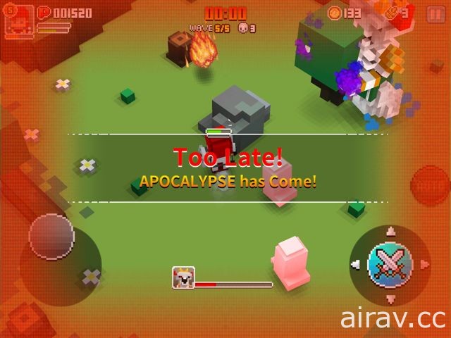 【試玩】3D 像素風生存射擊遊戲《Cube Knight》介紹 與亞瑟王展開詼諧冒險