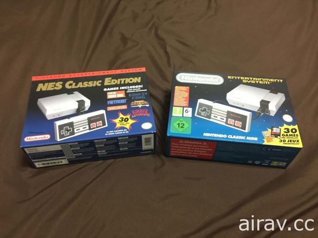 歐美版迷你紅白機「NES Classic Edition」美日兩版差異介紹