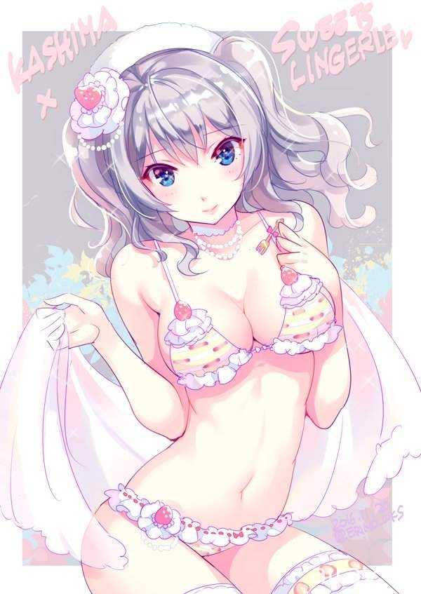 《糖果内衣实体化》看起来超甜但绝对不会胖胖喔❤❤❤