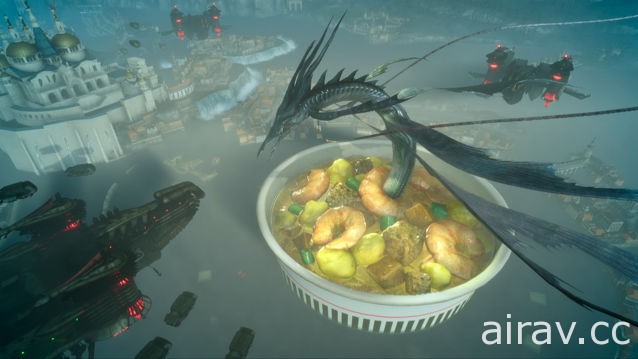 《Final Fantasy XV》與「日清杯麵」官方合作 釋出趣味廣告「CUP NOODLE XV」