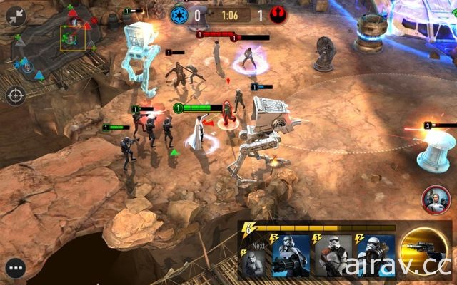 星際大戰衍生《Star Wars：Force Arena》銀河戰爭登陸手機平台