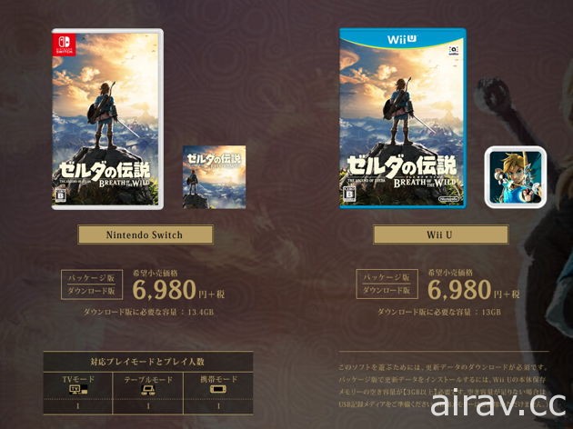 【速报】系列最新作《萨尔达传说：荒野之息》将与 Nintendo Switch 同步发售