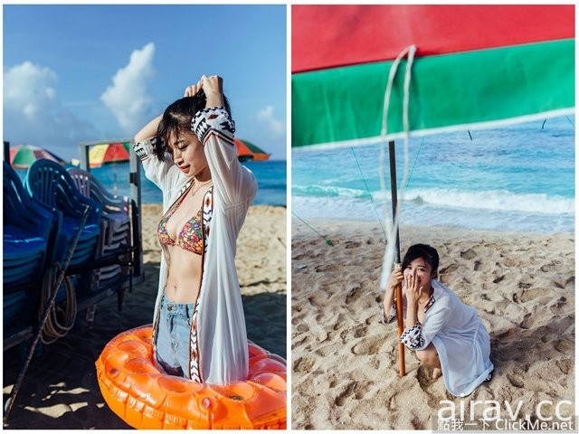 海边大波!E奶妹《林芷葳》童颜巨乳萌的我不要不要的~