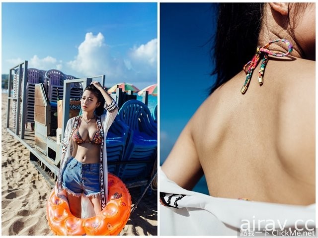 海边大波!E奶妹《林芷葳》童颜巨乳萌的我不要不要的~