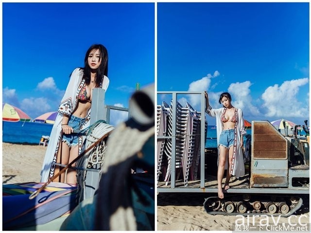海边大波!E奶妹《林芷葳》童颜巨乳萌的我不要不要的~