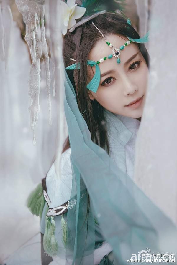 《真的菜菜》Cosplay 阴阳师 花鸟卷 美的像是画里走出来的一样