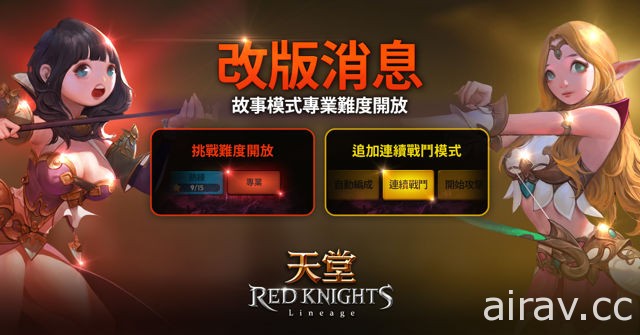 《天堂 Red Knights》今日改版 新增召喚獸及情人節限定服裝