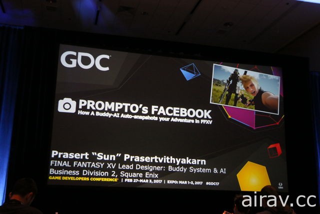 【GDC 17】從《Final Fantasy XV》普羅恩普特的相片看故事 設計師解析拍照系統設計