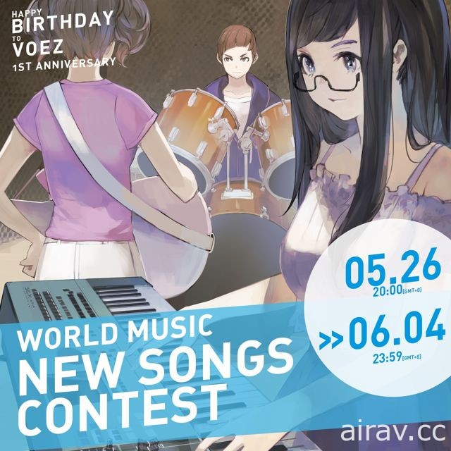 《VOEZ》迎接上市一周年 公開最受歡迎歌曲排行與遊戲里程碑