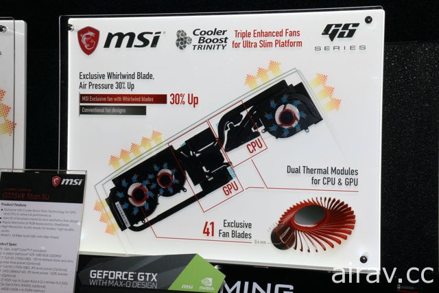 MSI 發表 GT75VR 與 GE63 / 73VR 等新一代電競筆電 強化散熱、操控與影音表現