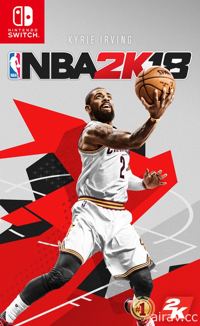 《NBA 2K18》邀請拿下 NBA 總冠軍及 KIA NBA 全明星賽 MVP 的 Kyrie Irving 擔任封面球星