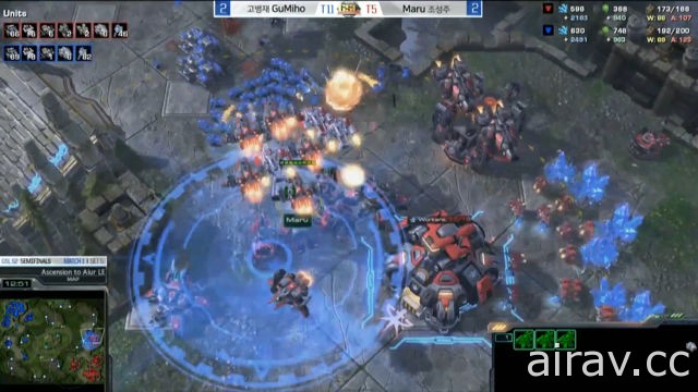 《星海爭霸 2》GSL 首場準決賽 GuMiho 擊敗 Maru