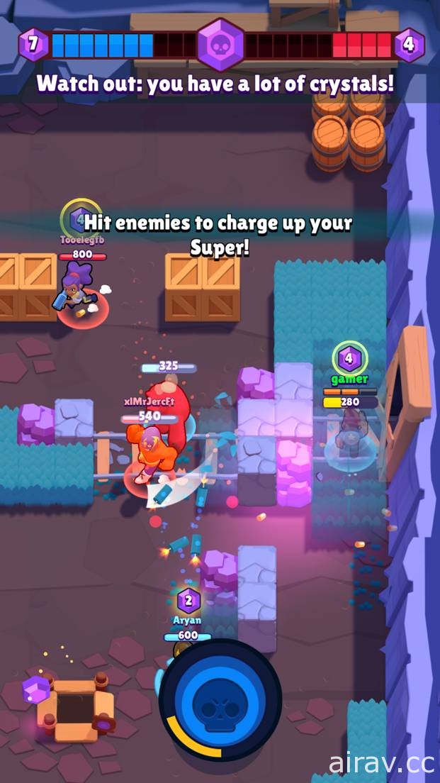 【试玩】Supercell 创意新作《Brawl Stars》原来射击游戏还能这样玩！