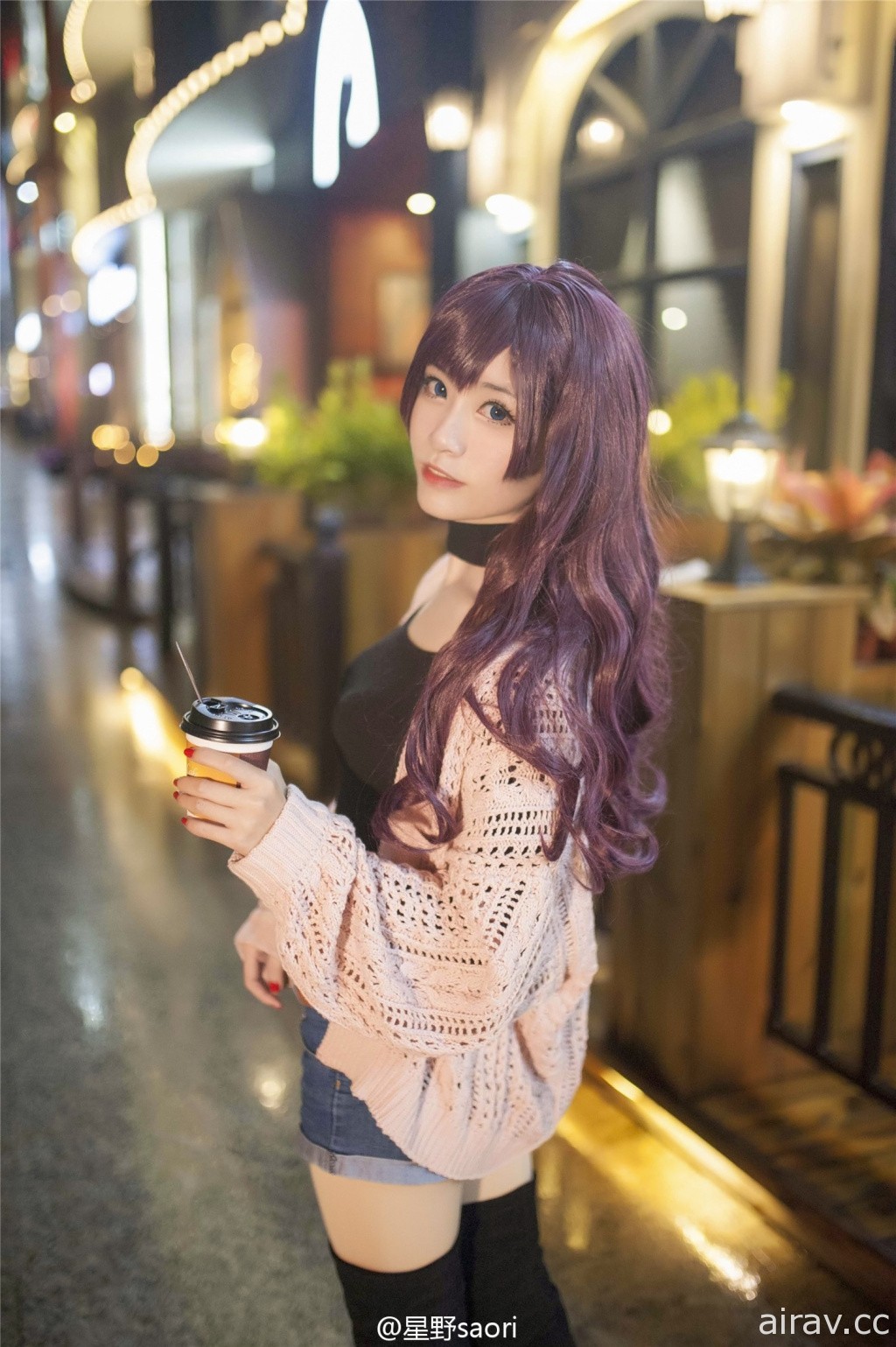 引起宅宅注意的Coser《星野saori》，一張比中指GIF瞬間成為話題焦點！