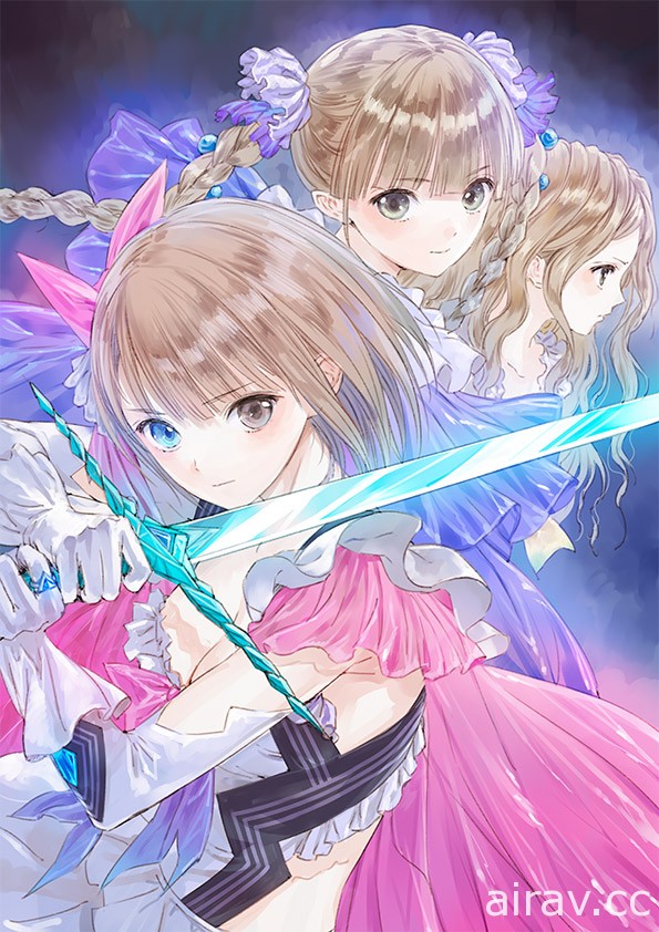 《BLUE REFLECTION 幻舞少女之剑》中文版加码送岸田老师亲签壁贴 + 明信片组合 3 款