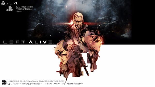 【TGS 17】SQUARE ENIX 曝光《LEFT ALIVE》由《潜龙谍影》新川洋司负责角色设计