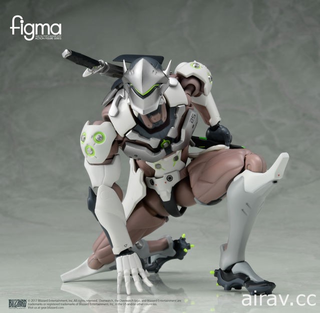 【模型】《鬥陣特攻》半機械忍者「源氏」figma 可動模型 2018 年上市