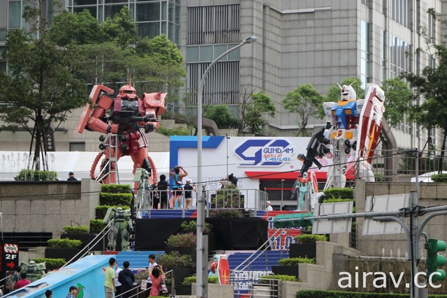 台湾史上最大钢弹展双十连假登场 六公尺巨型钢弹与萨克现身台北统一时代百货