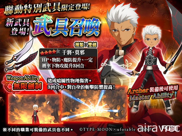 繁中版《為了誰的鍊金術師》x《Fate/stay night [UBW]》跨界聯動正式登場