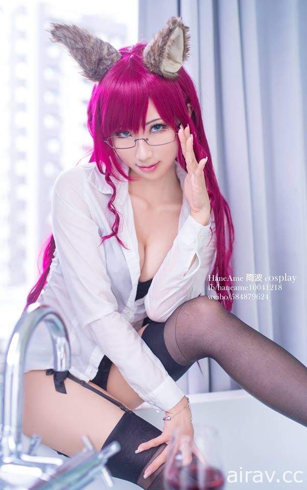 原創☆獸耳少女 水絲襪  Maki 犬系少女 雨波HaneAme cosplay