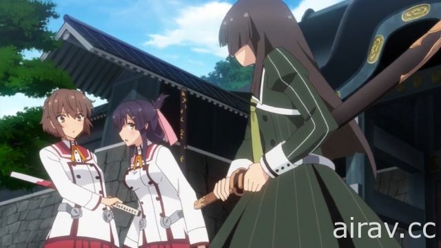 【试片】《驭刀巫女》超能力日本剑术女子中学生动作动画