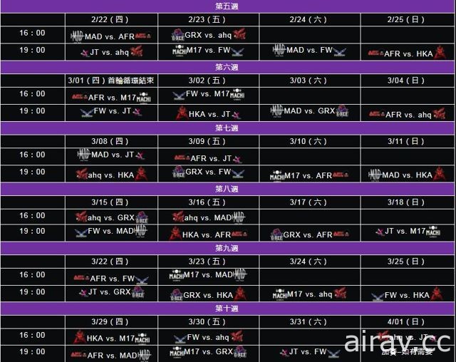 《英雄聯盟》2018 Garena LMS 春季聯賽 1 月 20 日登場 官方公開賽程