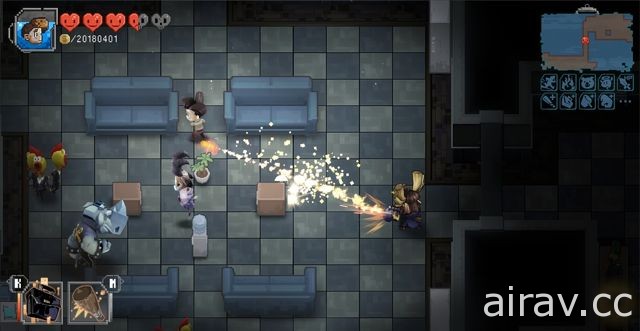 台灣獨立團隊開發 2D Roguelike 類型遊戲《GameOver:ZOOSER》曝光