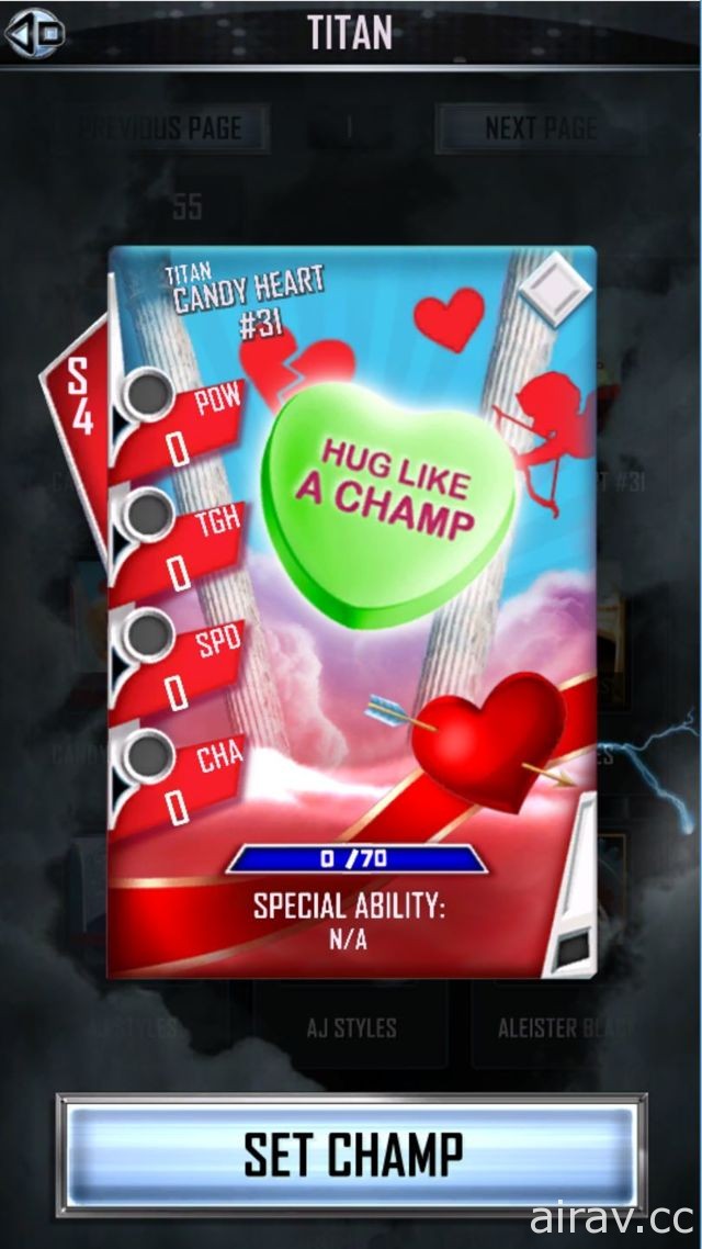 《WWE SuperCard》推出「狂暴融合」活動與「情人節」活動