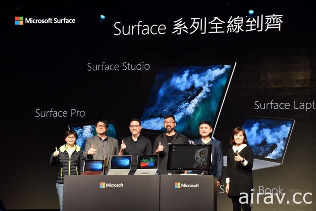 Surface Book 2 宣布 9 日在台上市 專業桌上型電腦 Surface Studio 也將在台推出