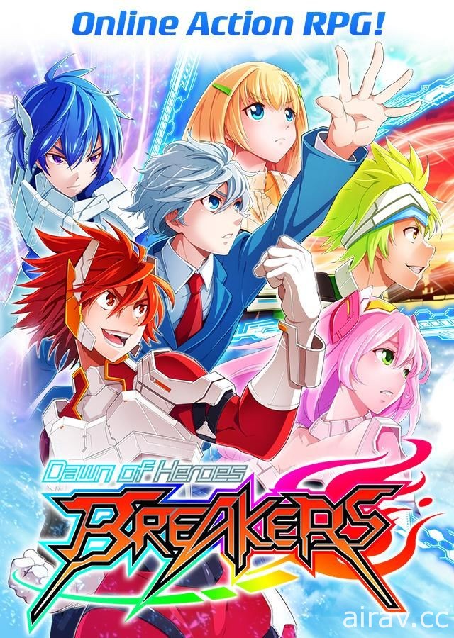 動漫風格 ARPG 手機遊戲《Breakers：英雄的黎明》於新馬等地區展開測試