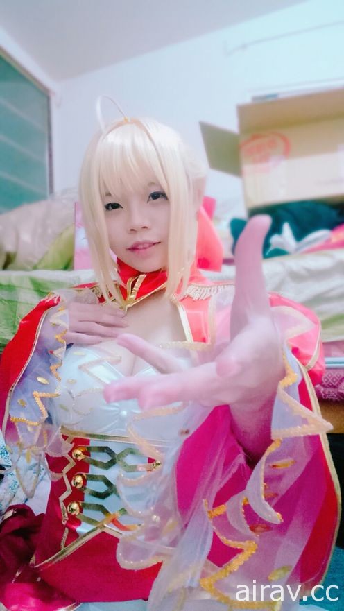 《Fate/EXTRA》薔薇之皇帝 尼祿試妝