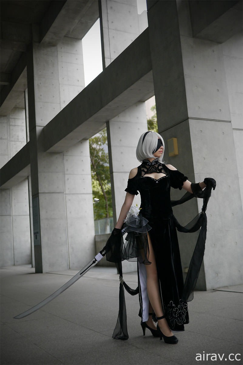 【COS】CWT48 D1 NieR:Automata 2B旗袍