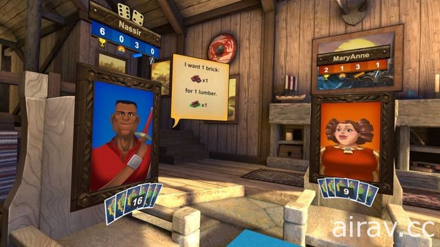 知名桌上遊戲《卡坦島》VR 遊戲近期上市