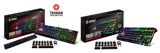 微星发表两款新 Cherry MX RGB 机械式电竞键盘 红、银轴型为不同需求玩家设计