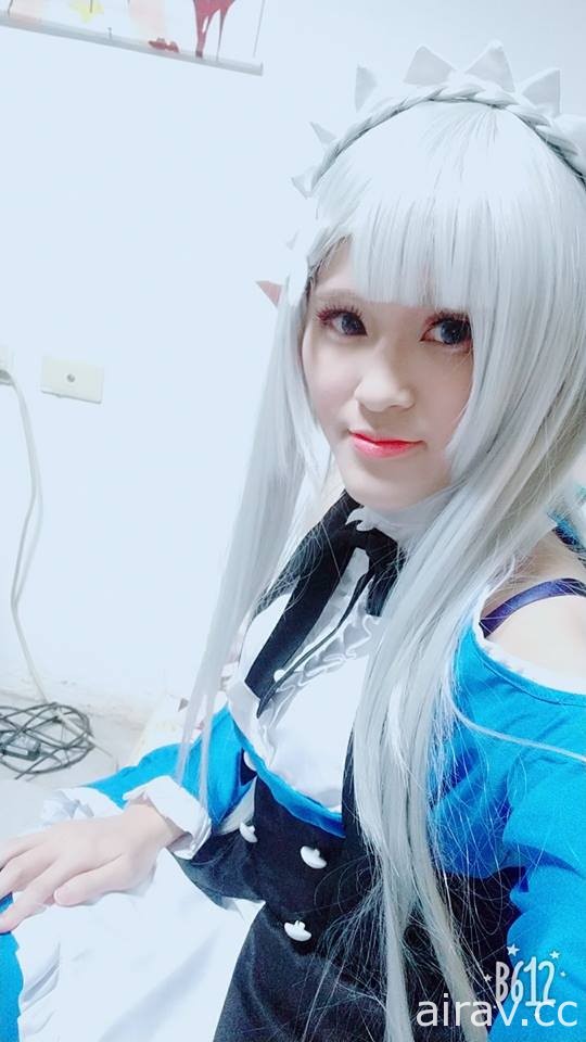 艾米莉婭♡藍色女僕cos