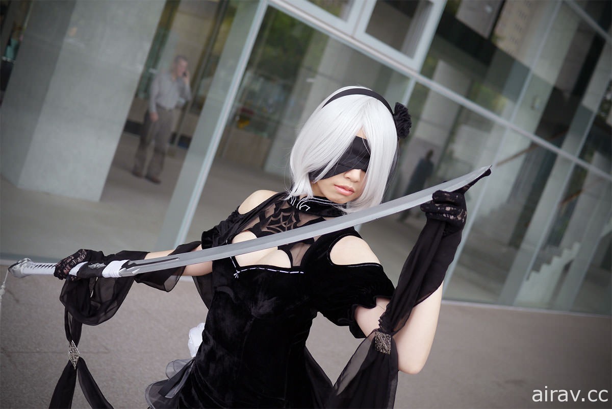 【COS】CWT48 D1 NieR:Automata 2B旗袍