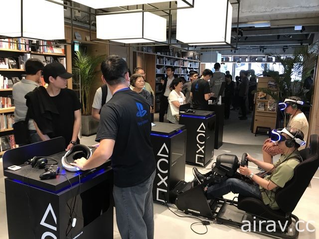 蔦屋書店台中市政店開幕 現場設立 PSVR 期間限定體驗區