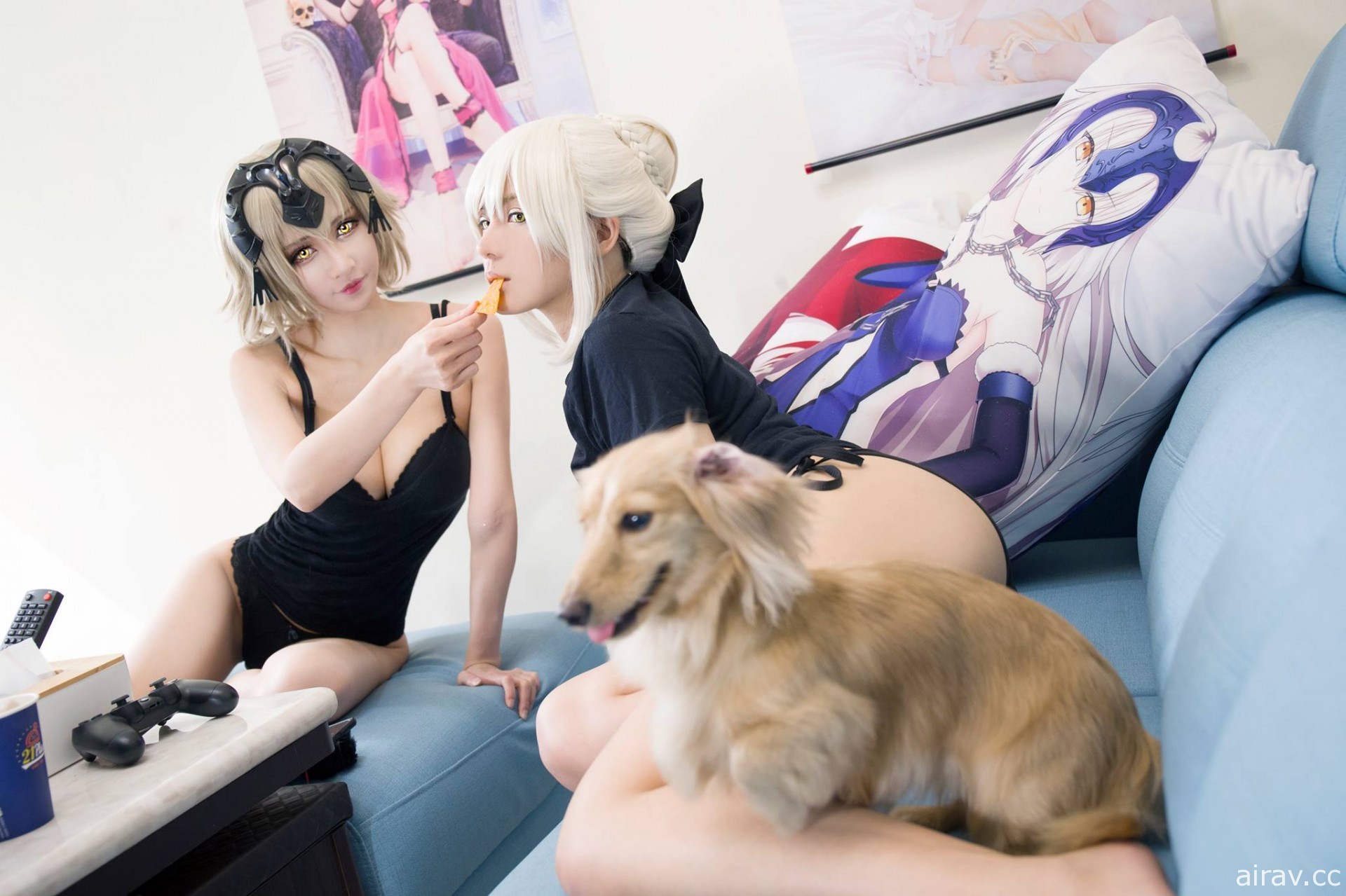 黑貞德Jeanne d&#039;Arc Alter &amp; 黑阿爾托莉雅·潘德拉貢Saber Alter 居家生活