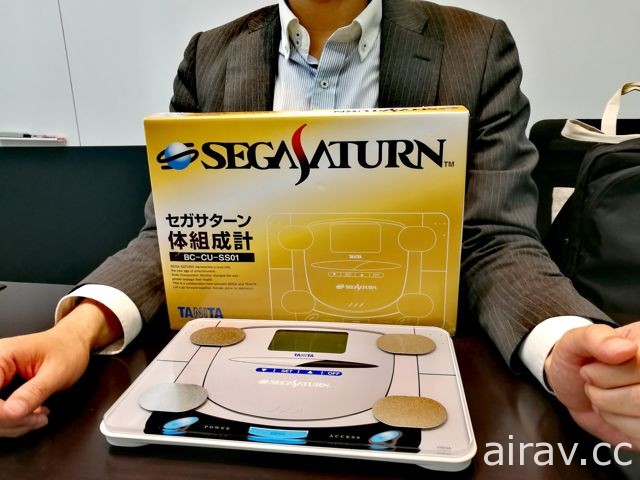 日本 TANITA 推出 SEGA SATURN 經典主機造型體脂計 限量 1122 台