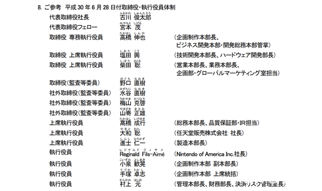 任天堂君島達己功成身退  46 歲新社長古川俊太郎一肩扛起新世代