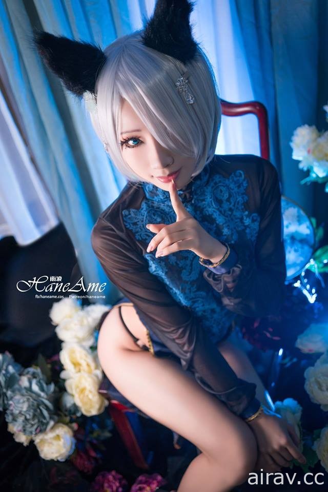 兽耳少女2 旗袍百华 Yokina 雨波 cosplay