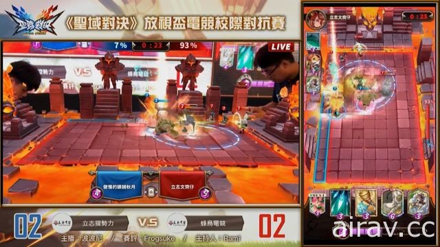 AR 電競手機遊戲《聖域對決》放視盃電競校際對抗賽由蜂鳥電競奪冠 公開幕後花絮