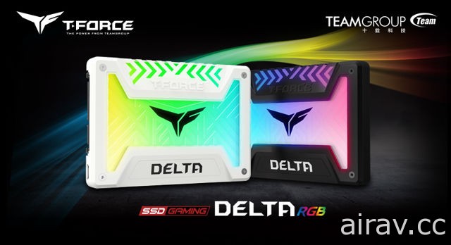 十銓科技推出 T-FORCE DELTA RGB 幻彩極光固態硬碟 可與主機板達到同步的燈光顏色效果