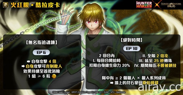 《神魔之塔》「神魔之塔 × 獵人 × 冒險開始」下週實裝 角色能力搶先看