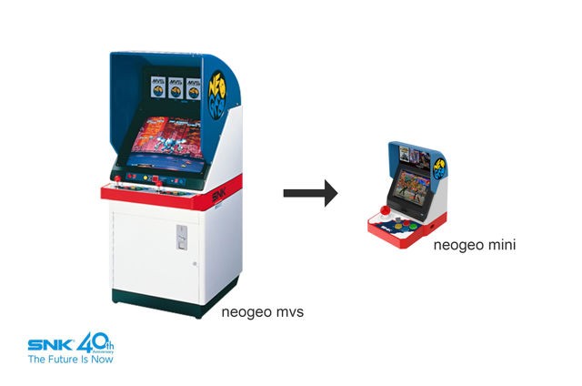 SNK 40 周年紀念遊戲機「NEOGEO mini」正式發表 內含 40 款 NEOGEO 遊戲