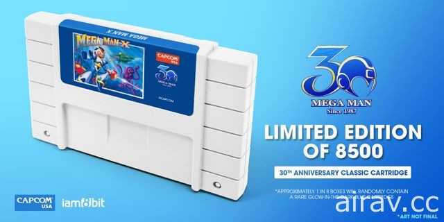 美國 iam8bit 推出《洛克人 2》與《洛克人 X》周年紀念 NES / SNES 復刻卡匣