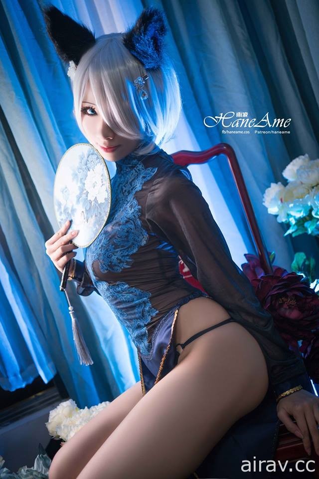 兽耳少女2 旗袍百华 Yokina 雨波 cosplay